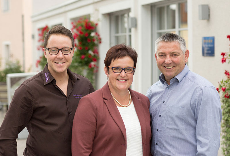 familie merkel, michael, heidi und gerhard merkel